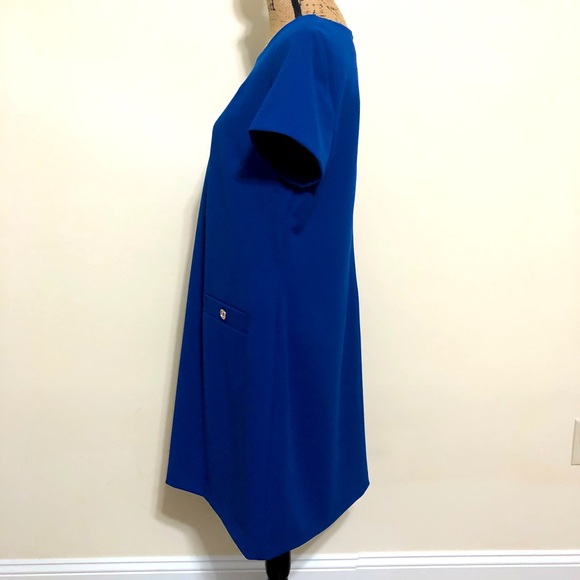 NWT! Tommy Hilfiger Cobalt Blue Dress Size 14 - Picture 4 of 12